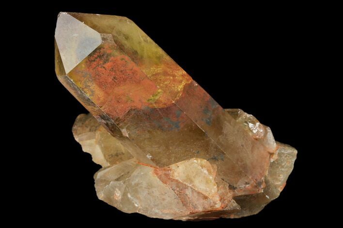 Smoky, Yellow Quartz Crystal (Heat Treated) - Madagascar #174618